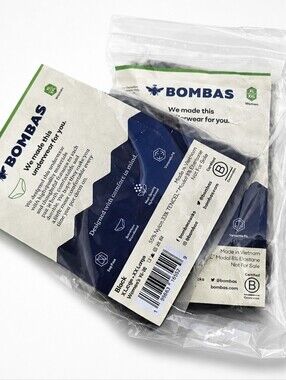 Bombas Seamless Hipster Underwear Womens XL XXL Black NWT